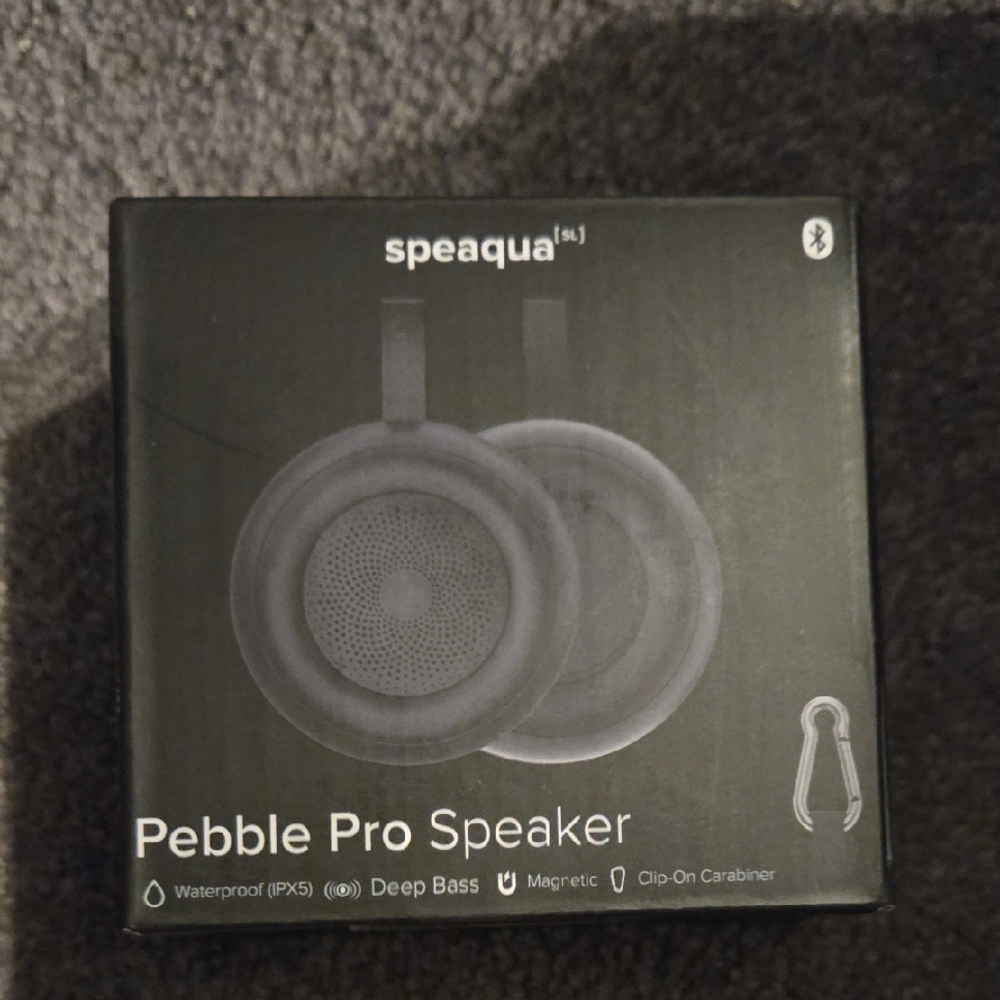 speaqua Pebble Pro Speaker - Gray/Black